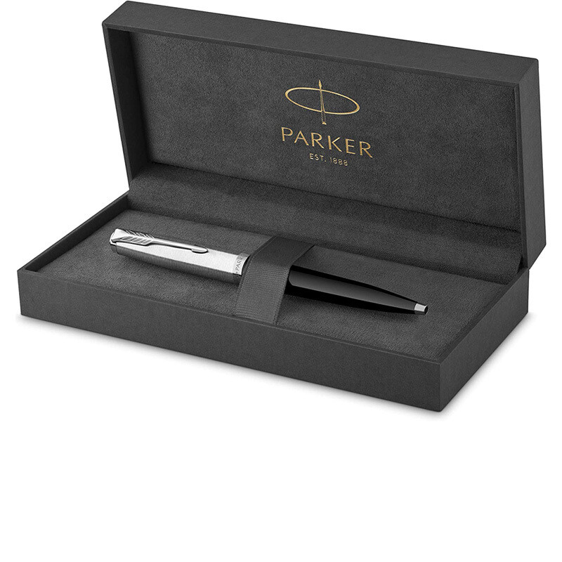 PARKER 51 Penna a Sfera, Corpo Nero Lucido con Finiture Cromate