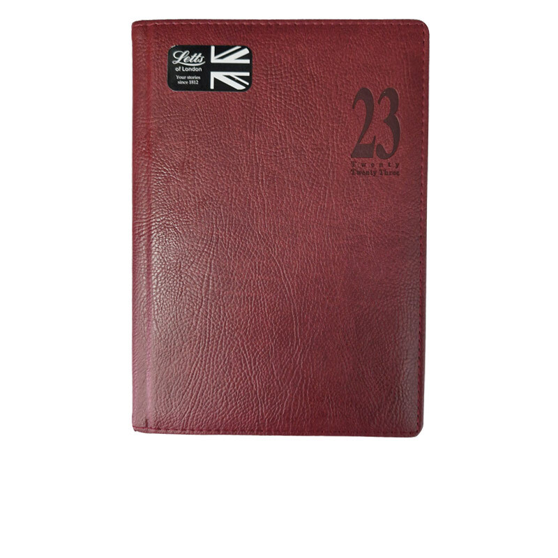 Letts Agenda Settimanale anno 2024 - 15x21cm - Ciliegia