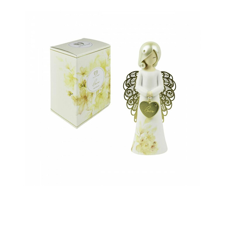 You are my Angel - Figurina Angelo Floreal " Love" -  12,5 cm