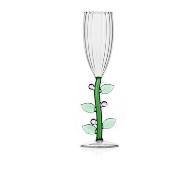 Ichendorf Flute Ottico Fiore Rosa collezione Botanica - H 27cm