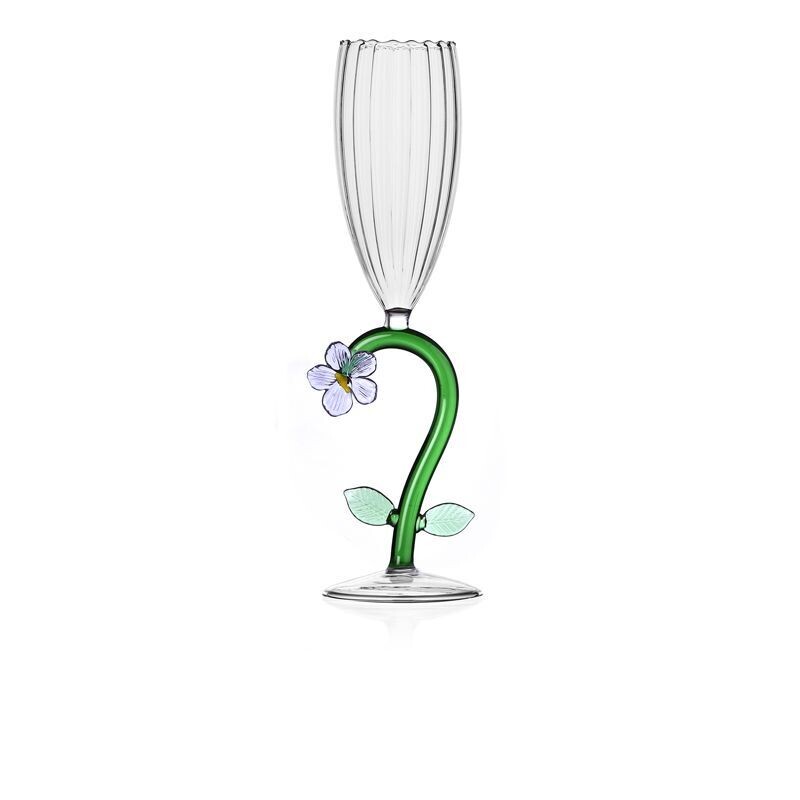 Ichendorf Flute Ottico Fiore Lilla collezione Botanica - H 27cm