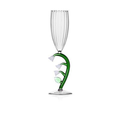 Ichendorf Flute Ottico Fiore Bianco collezione Botanica - H 27cm