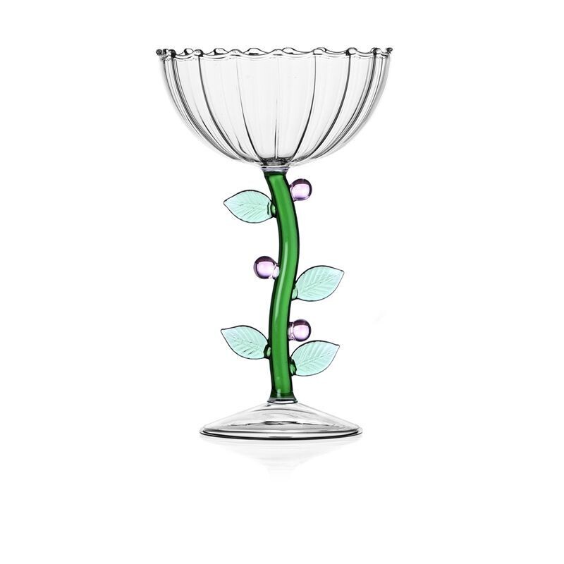 Ichendorf - Coppa Champagne Fiore Rosa - Ø 11 cm - collezione Botanica