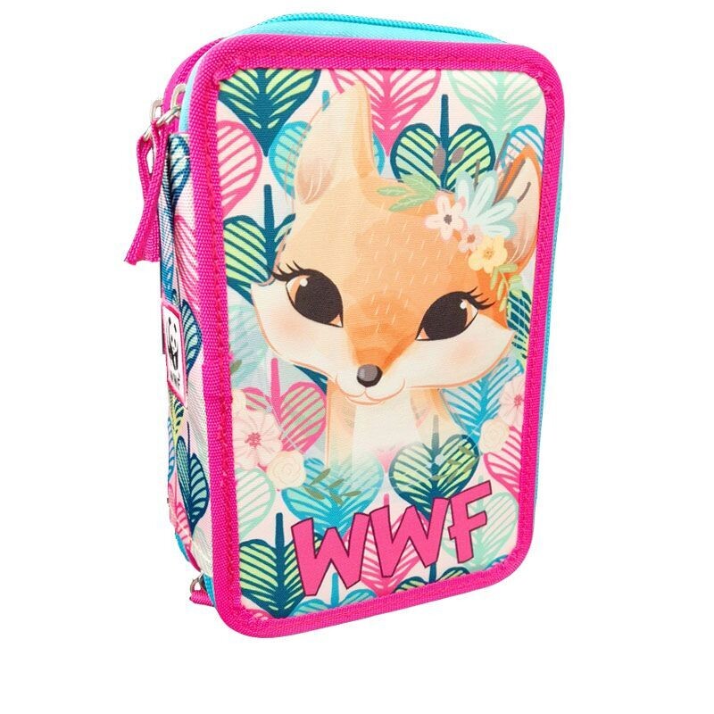 WWF Astuccio 3 Zip Completo - Volpe