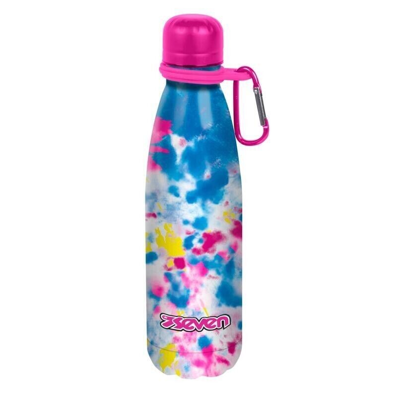 Seven Borraccia Termica 500 ml Inox304 con moschettone