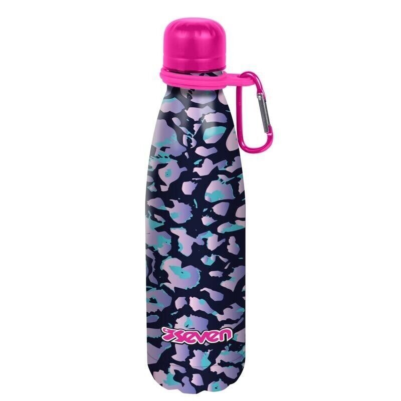 Seven Borraccia Termica 500 ml Inox304 con moschettone