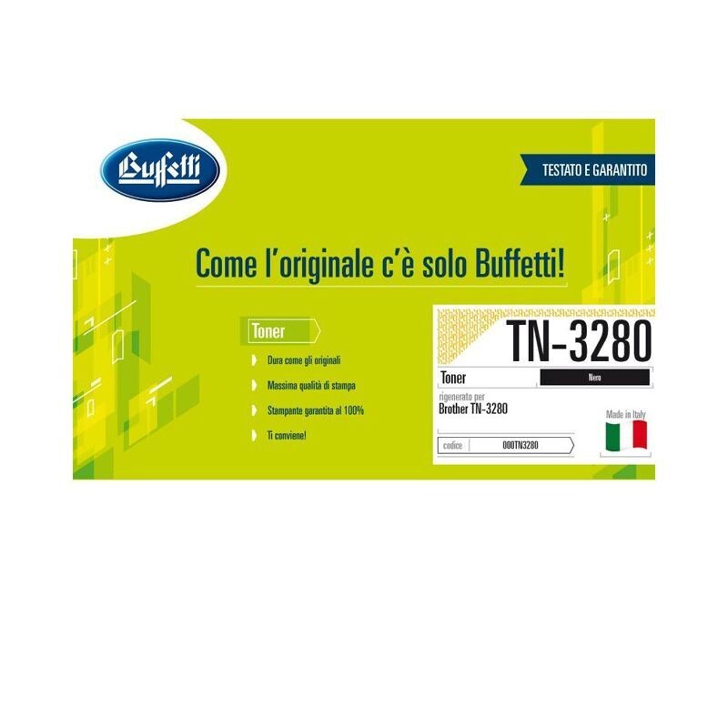 Brother Toner - Compatibile Rigenerato TN-3280 - Nero - Buffetti