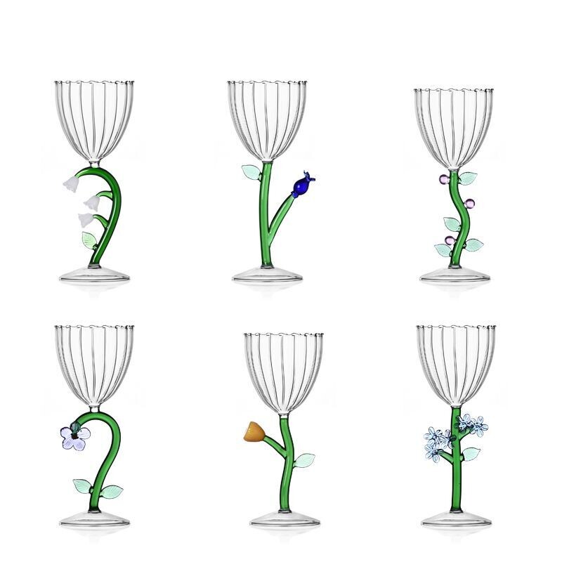 Ichendorf Set 6 Calici Ottici collezione Botanica - 28 cl