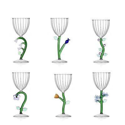Ichendorf Set 6 Calici Ottici collezione Botanica - 28 cl Ichendorf Set 6 Calici Ottici collezione Botanica - 28 cl