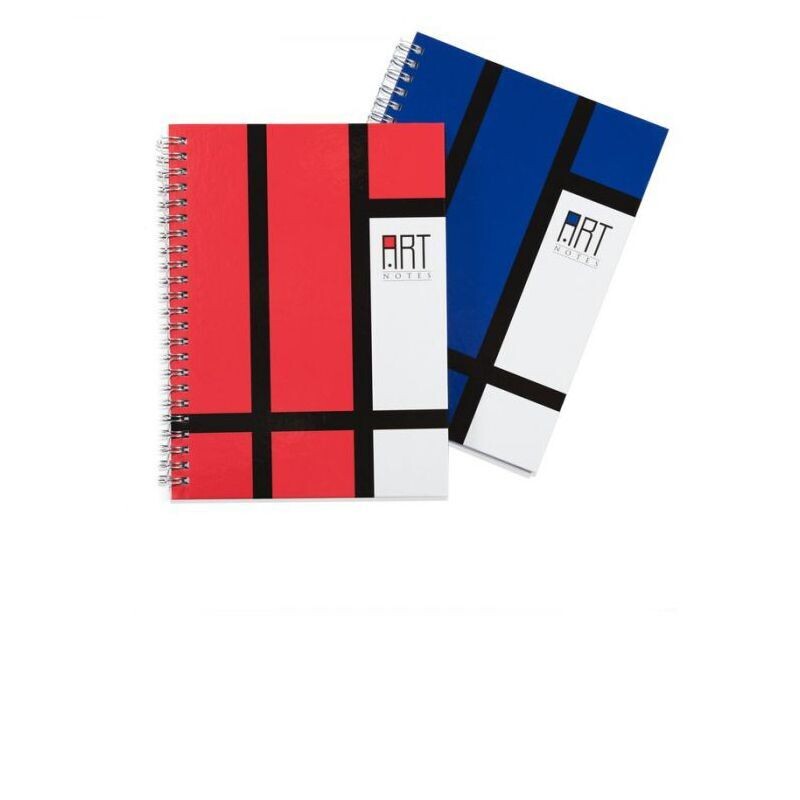 Blocco notes Art - A4 - 1R - Righe medie e superiori - spirale - 80 fogli da 60 g