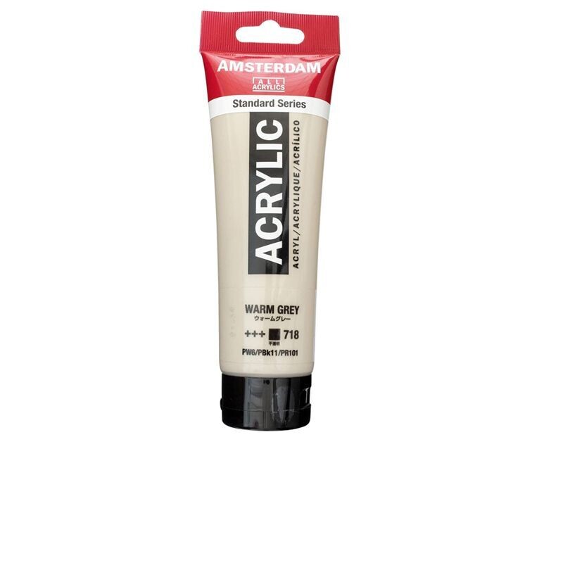 Amsterdam Acrilico Standard 120 ml - Grigio Caldo n.718