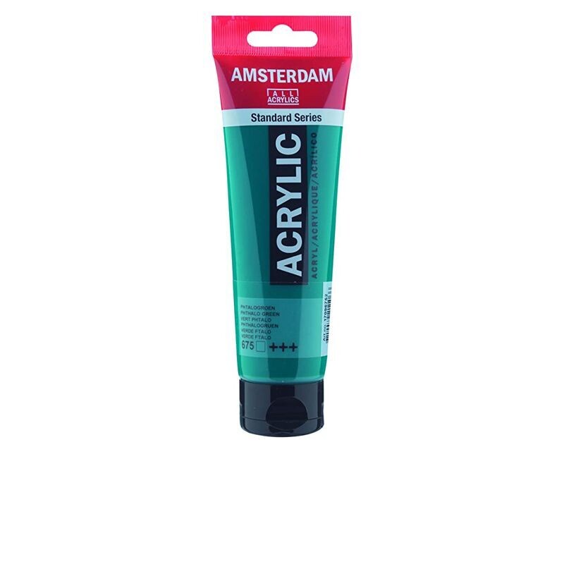Amsterdam Acrilico Standard 120 ml - Verde Ftalo n.675