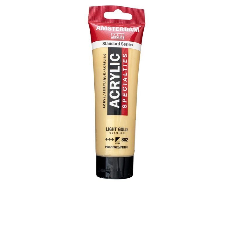 Amsterdam Acrilico Standard 120 ml - Oro Chiaro n.802