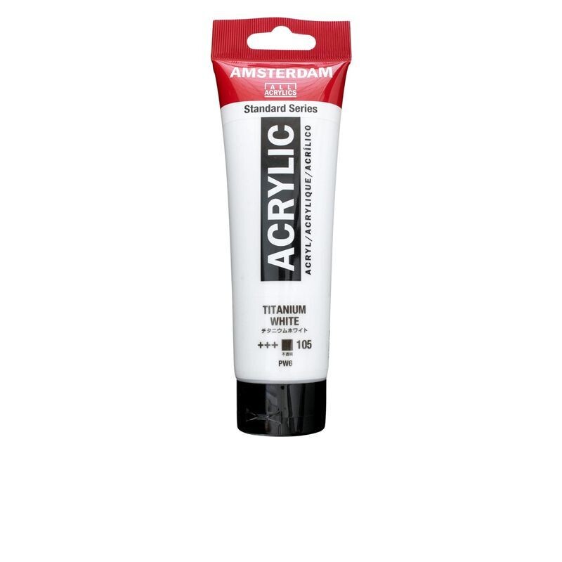 Amsterdam Acrilico Standard 120 ml - Bianco di Titanio n.105