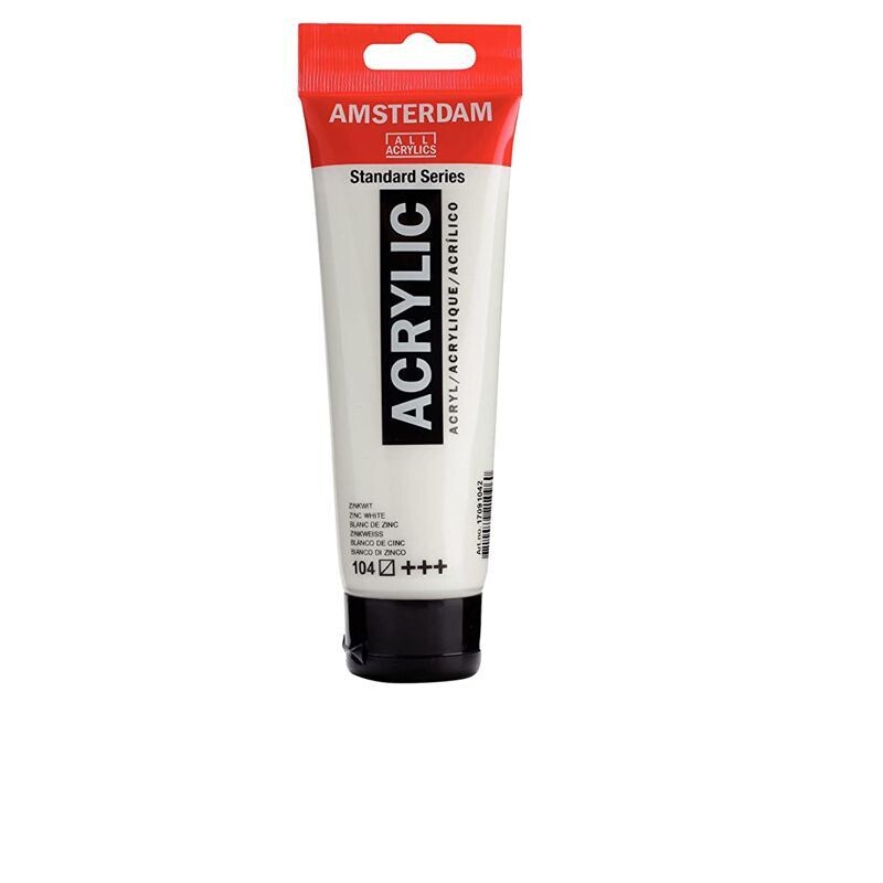 Amsterdam Acrilico Standard 120 ml - Bianco di Zinco n.104