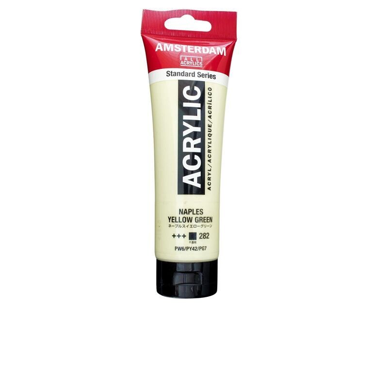 Amsterdam Acrilico Standard 120 ml - Giallo Napoli Verdastro n.282