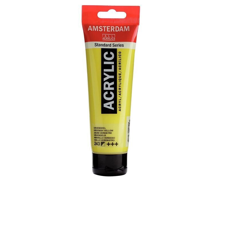 Amsterdam Acrilico Standard 120 ml - Giallo Verdastro n.243