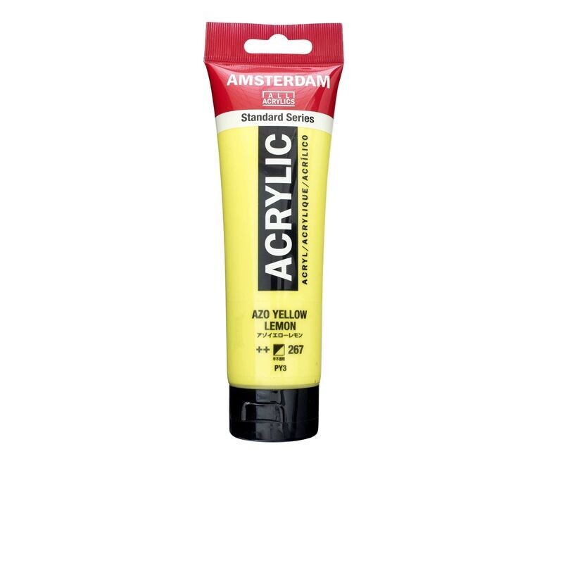 Amsterdam Acrilico Standard 120 ml - Giallo Limone n.267