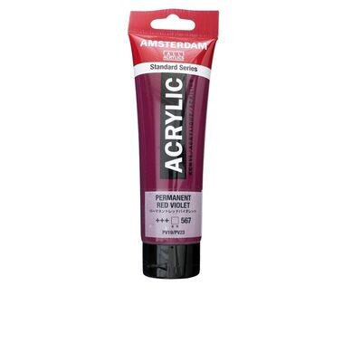 Amsterdam Acrilico Standard 120 ml - Violetto Perm.Ross. n.567