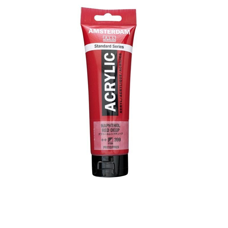 Amsterdam Acrilico Standard 120 ml - Rosso Naftolo Scuro n.399