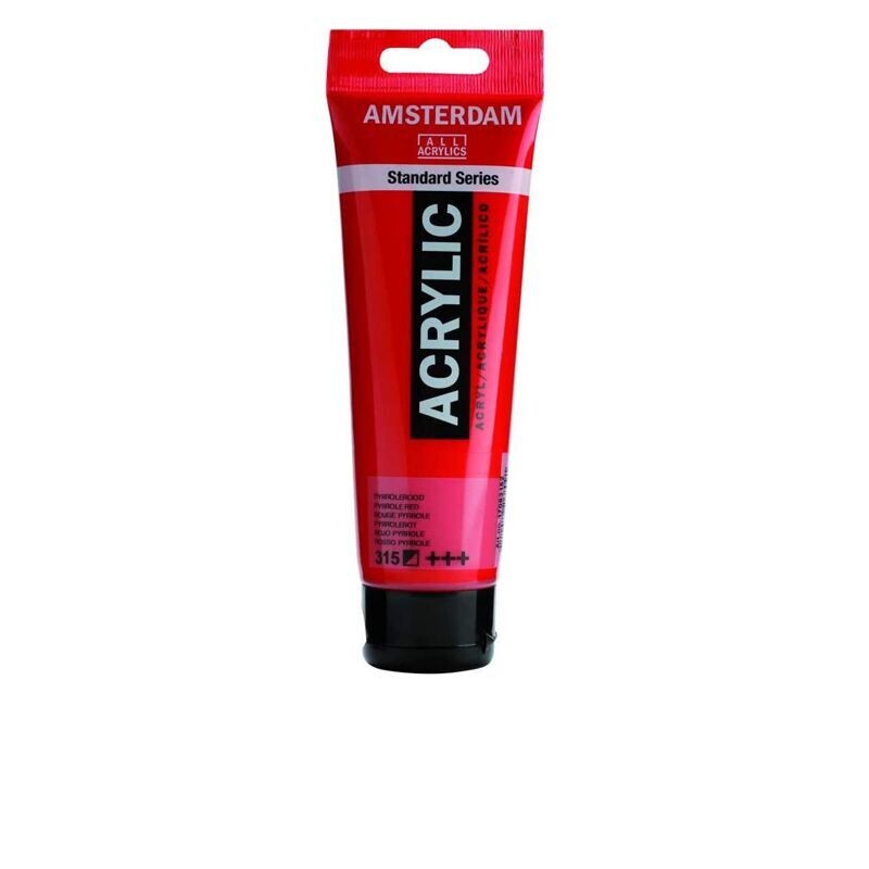 Amsterdam Acrilico Standard 120 ml - Rosso Pyrrole n.315