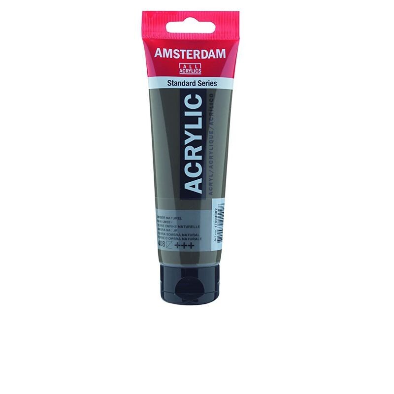 Amsterdam Acrilico Standard 120 ml - Terra d'Ombra Nat. n.408