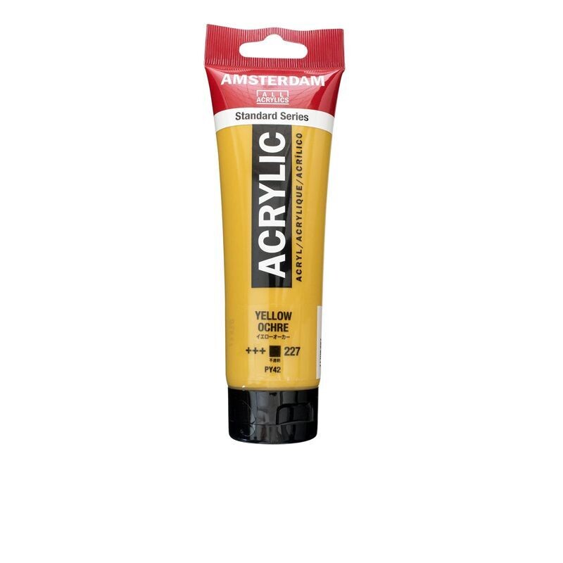 Amsterdam Acrilico Standard 120 ml - Ocra Gialla n.227