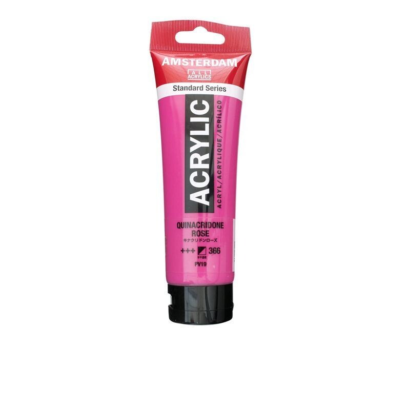 Amsterdam Acrilico Standard 120 ml - Rosa Quinacridone  n.366