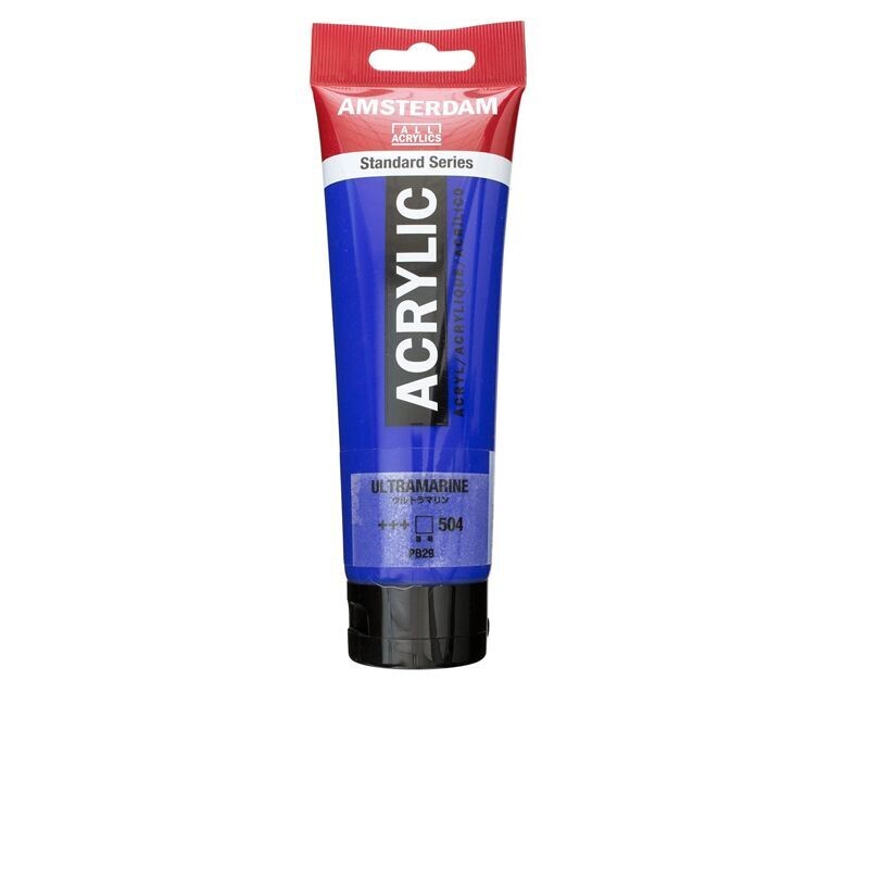 Amsterdam Acrilico Standard 120 ml - Blu Oltremare n.504