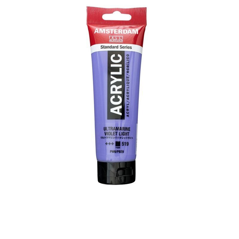 Amsterdam Acrilico Standard 120 ml - Blu Oltrem.Viol.Chiaro n.519