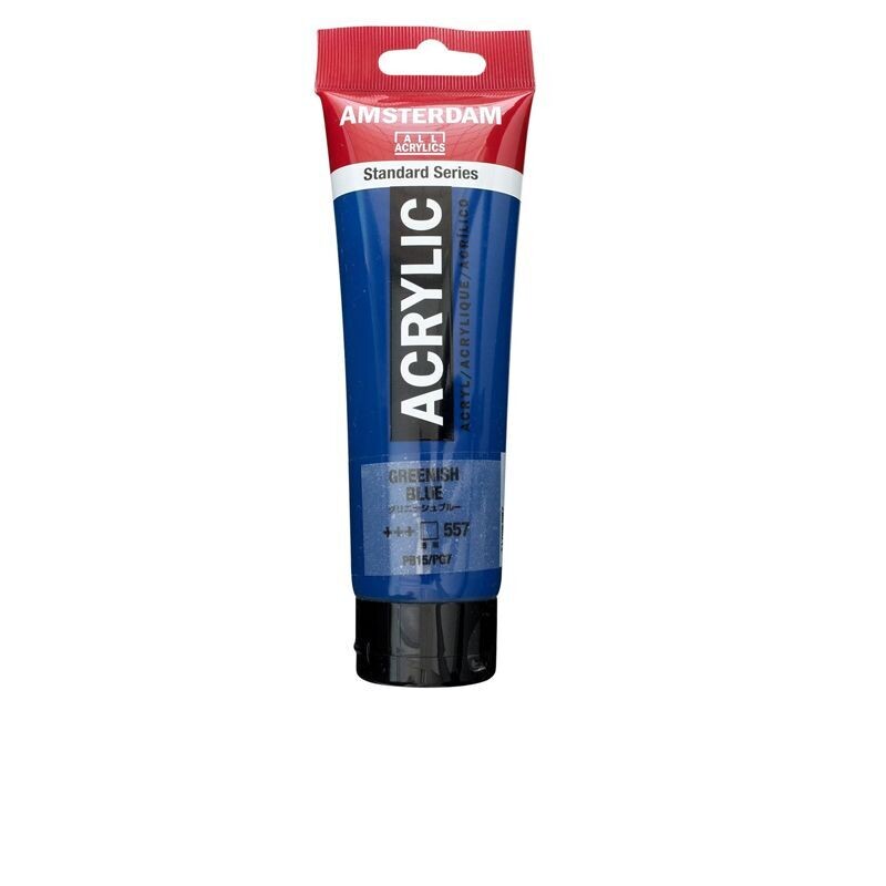 Amsterdam Acrilico Standard 120 ml - Blu Verde n.557