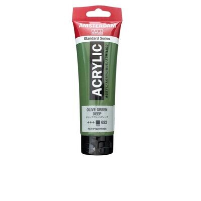 Amsterdam Acrilico Standard 120 ml - Verde Oliva Scuro n.622