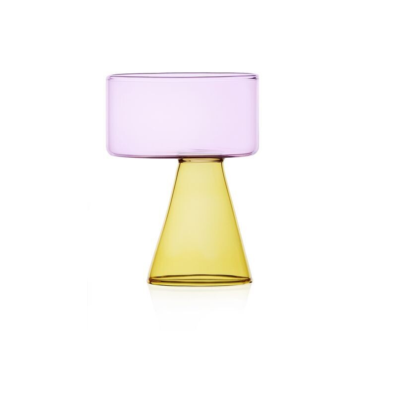 Ichendorf bicchiere Travasi Giallo/Pink