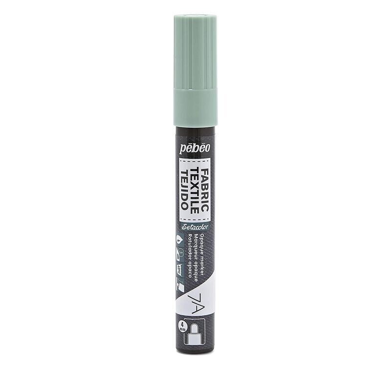 Pebeo Pennarello per tessuti punta tonda 4 mm - Verde Pastello