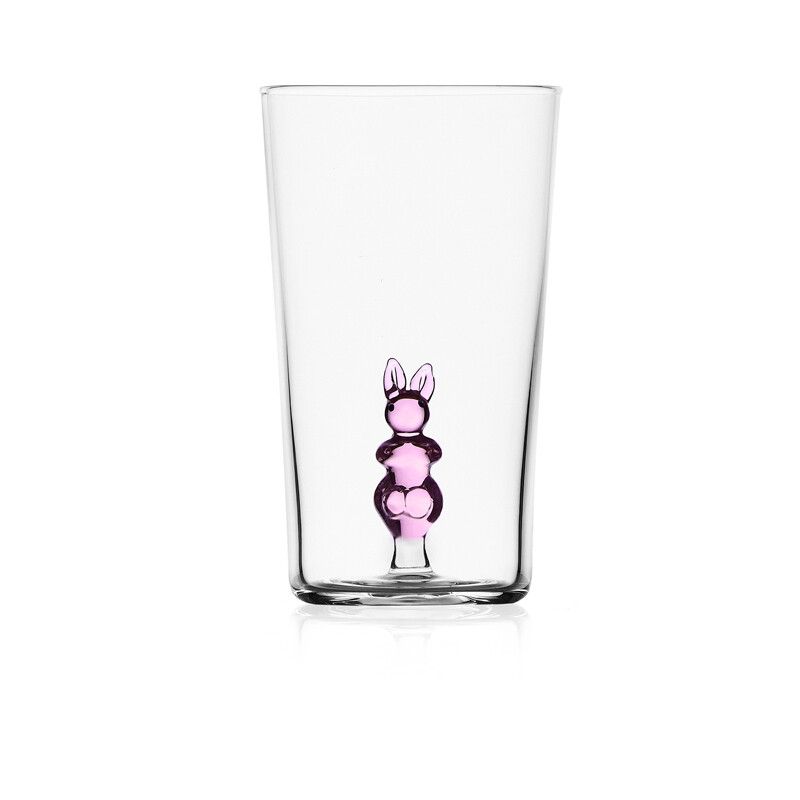 Ichendorf Bicchiere longdrink Coniglio Rosa Animal Farm  - 45 cl