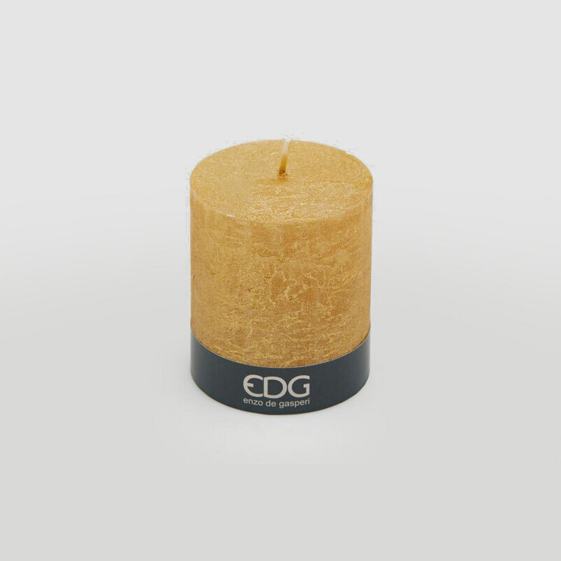 Candela Rustic Mocco Oro ricco H 7 cm - Enzo de Gasperi