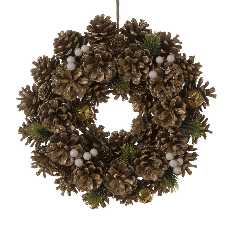 Hogewoning Ghirlanda White Berry  - Ø 30 cm