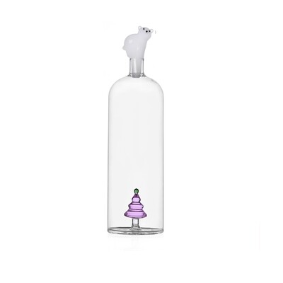 Ichendorf Bottiglia Wish Tree Rosa e Orso Bianco - H 26 cm