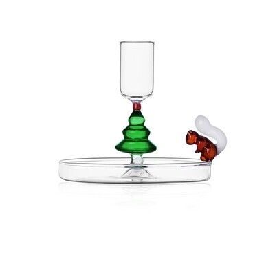 Ichendorf  Candeliere Wish Tree e Scoiattolo - H 10 cm