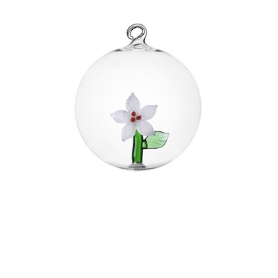 Ichendorf Palla di Natale Stella Bianca