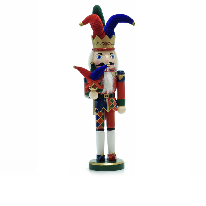 Soldatino Giullare in legno H 35 cm