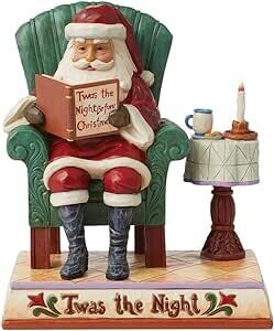 Jimshore Babbo Natale su poltrona