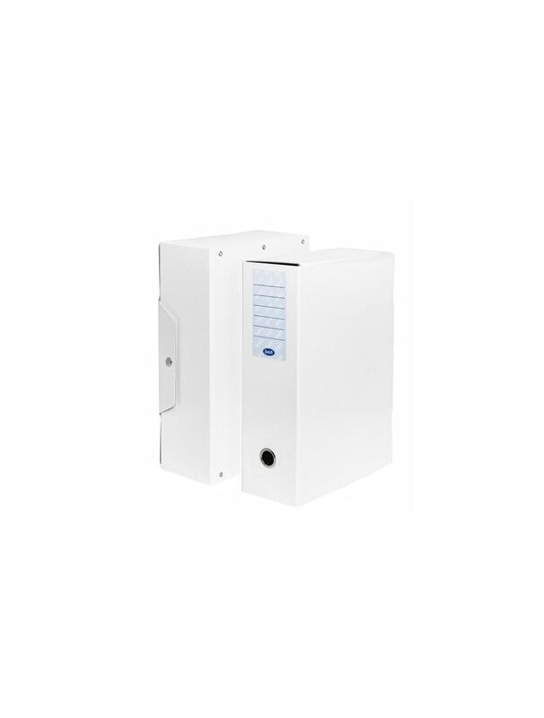 Scatola progetti con bottone - Dorso 10 cm - 35x25 cm - bianco Scatola progetti con bottone - Dorso 10 cm - 35x25 cm - bianco