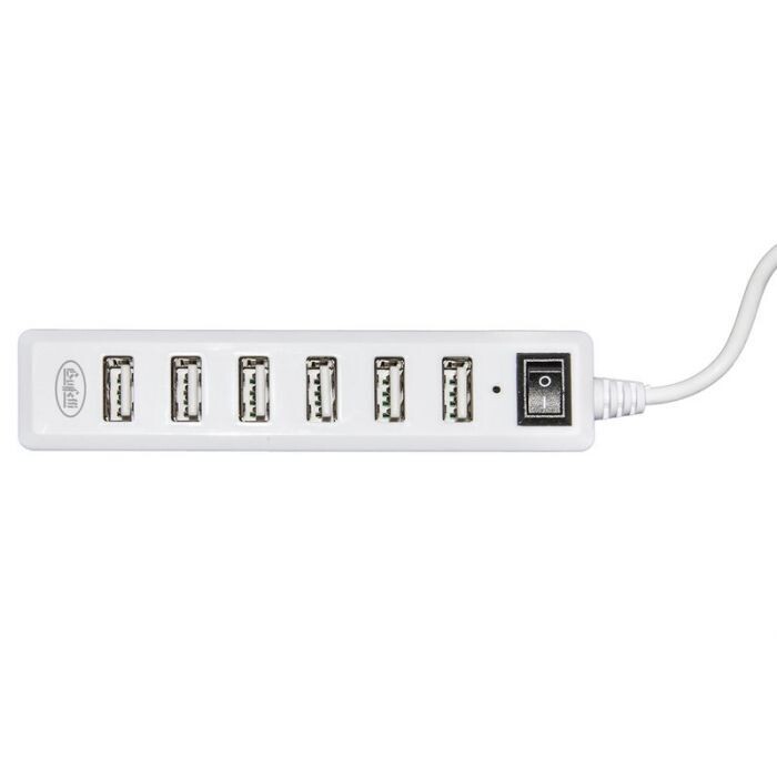 Hub 7 porte USB 2.0 con interruttore On/Off