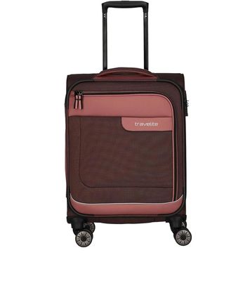 Travelite Trolley Bagaglio a mano 4 ruote in tessuto rosè  - VIIA