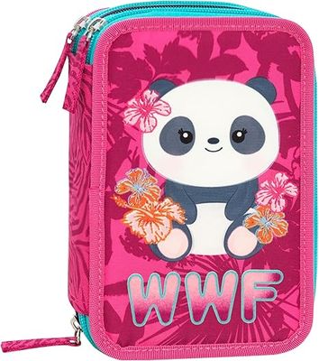 WWF Astuccio 3 Zip Completo - Panda