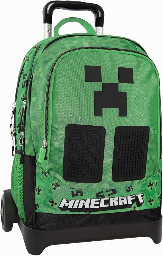 Minecraft  Trolley Zaino Organizzato Sganciabile