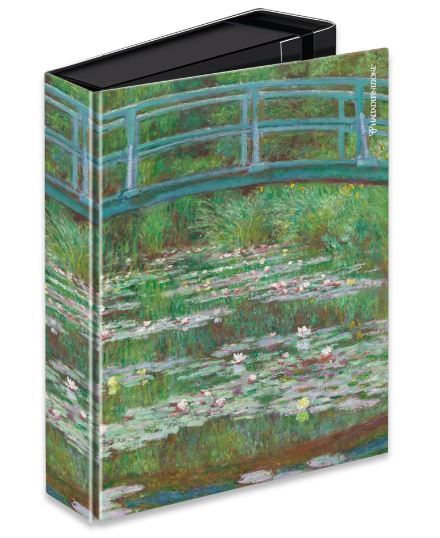 Scatola Portaprogetti - Formato Protocollo - Dorso 7 cm - Claude Monet - Ponte Giapponese