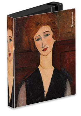 Scatola Portaprogetti - Formato Protocollo - Dorso 5 cm - Modigliani - Ritratto di Donna