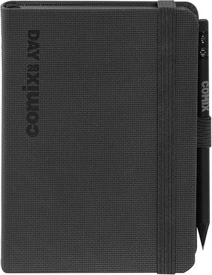 Comix - Agenda Giornaliera 12 mesi 2025 - 9 x 13 cm - Nero